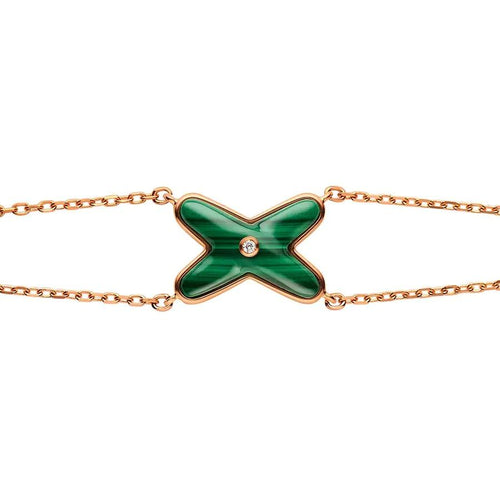 [Peak]JEUX BRACELET MALACHITE ROSE GOLD 1 DIAMOND