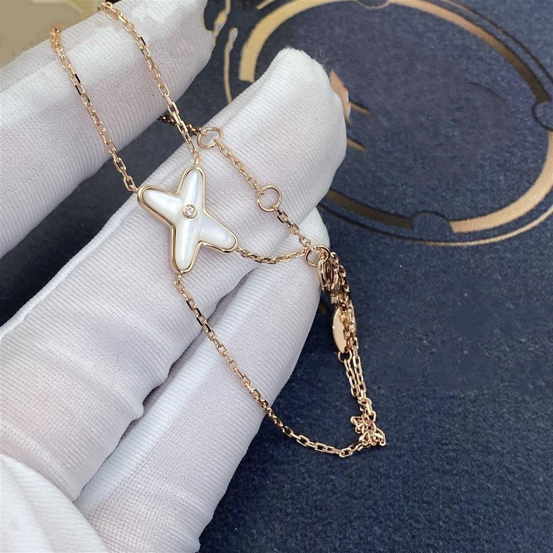 [Peak]JEUX BRACELET WHITE MOP ROSE GOLD 1 DIAMOND