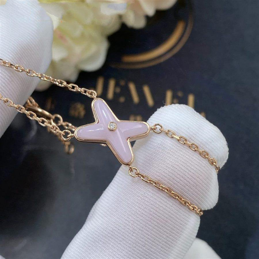 [Peak]JEUX BRACELET PINK MOP ROSE GOLD 1 DIAMOND