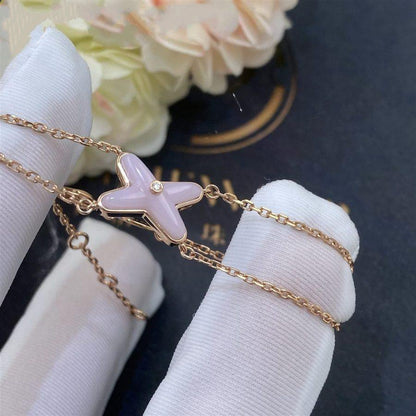 [Peak]JEUX BRACELET PINK MOP ROSE GOLD 1 DIAMOND