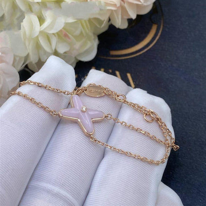 [Peak]JEUX BRACELET PINK MOP ROSE GOLD 1 DIAMOND