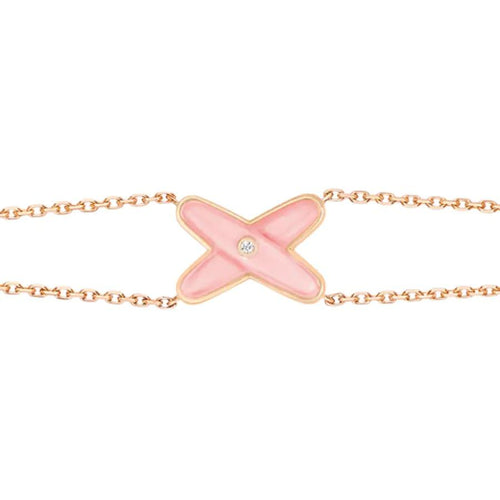 [Peak]JEUX BRACELET PINK MOP ROSE GOLD 1 DIAMOND