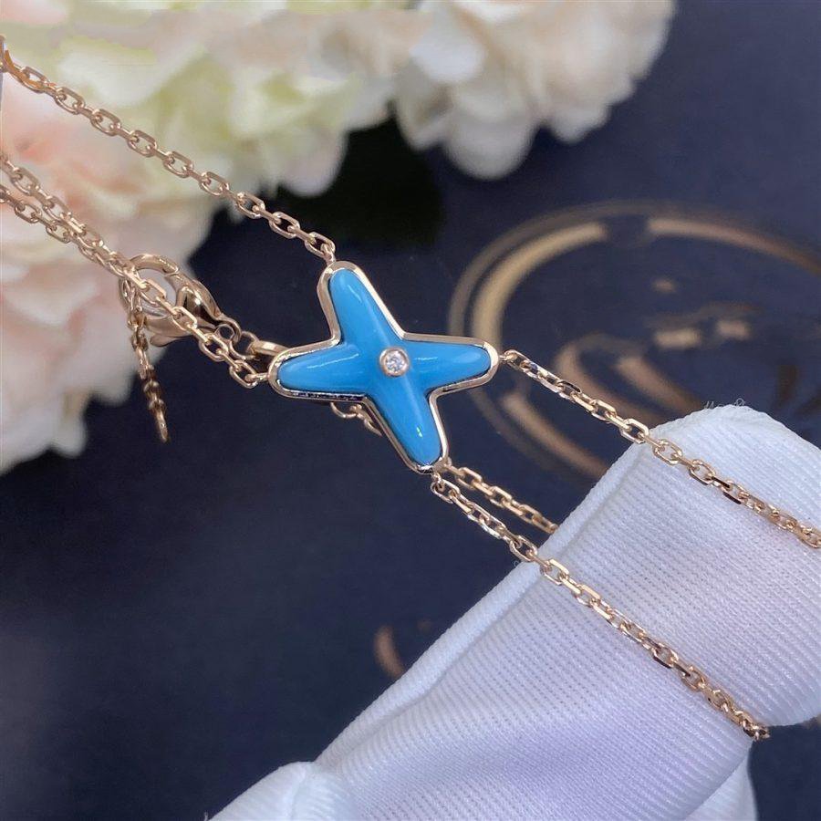 [Peak]JEUX BRACELET TURQUOISE ROSE GOLD 1 DIAMOND