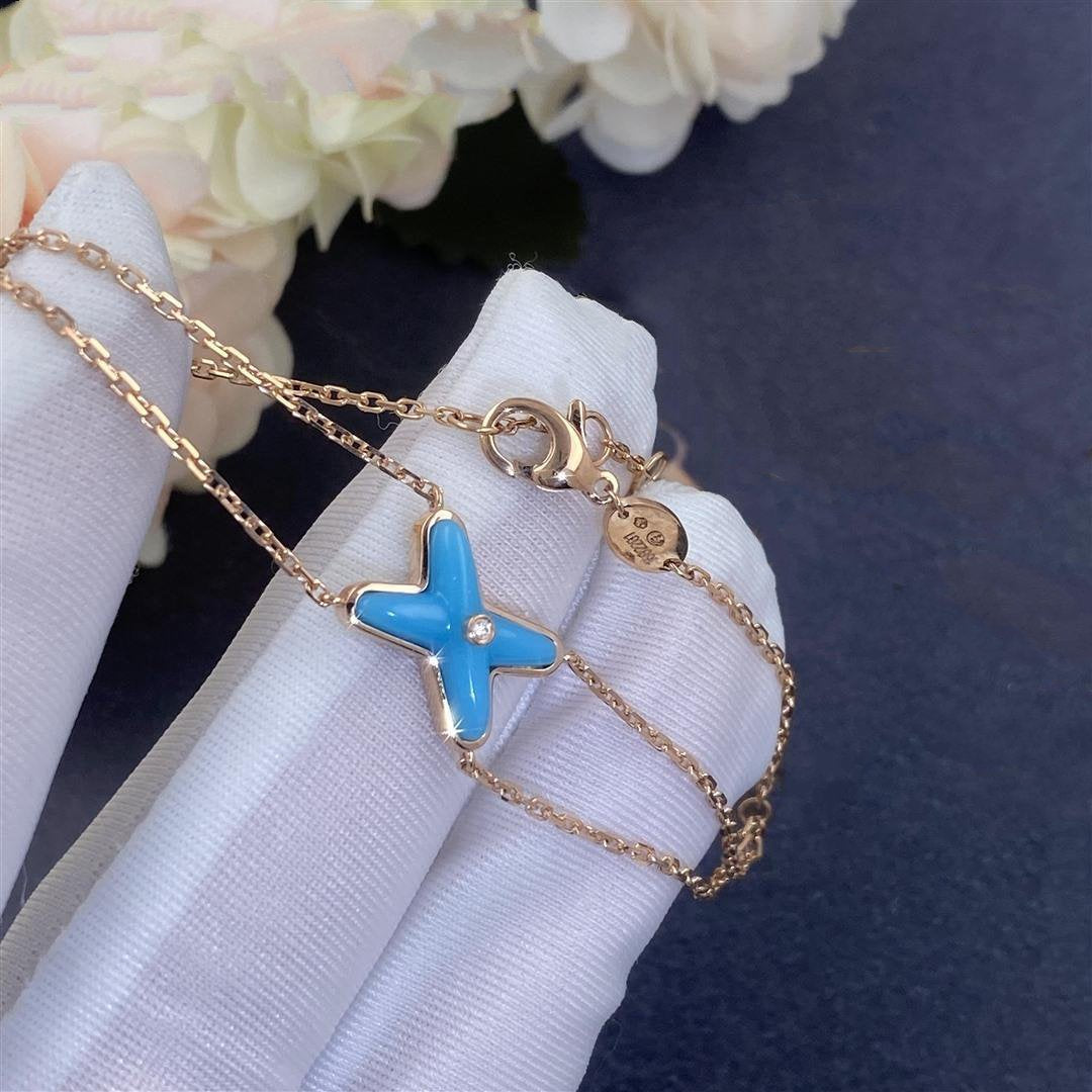 [Peak]JEUX BRACELET TURQUOISE ROSE GOLD 1 DIAMOND