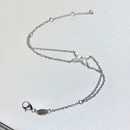 [Peak]JEUX BRACELET WHITE MOP SILVER 1 DIAMOND