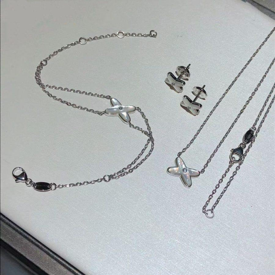 [Peak]JEUX BRACELET WHITE MOP SILVER 1 DIAMOND