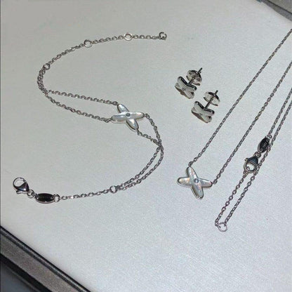 [Peak]JEUX BRACELET WHITE MOP SILVER 1 DIAMOND