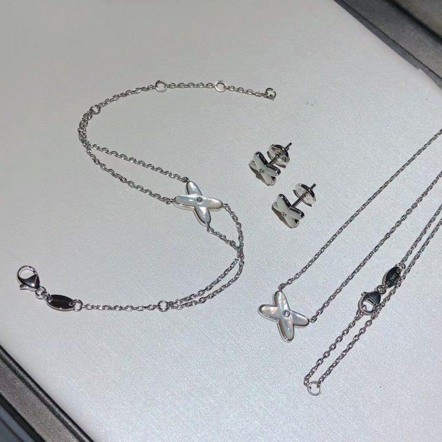 [Peak]JEUX BRACELET WHITE MOP SILVER 1 DIAMOND