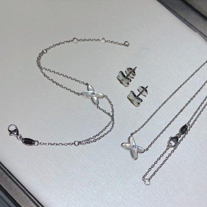 [Peak]JEUX BRACELET WHITE MOP SILVER 1 DIAMOND