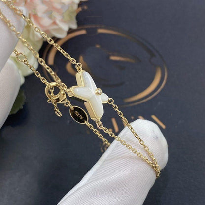 [Peak]JEUX BRACELET WHITE MOP GOLD 1 DIAMOND