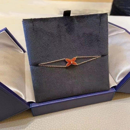 [Peak]JEUX BRACELET CARNELIAN ROSE GOLD 1 DIAMOND