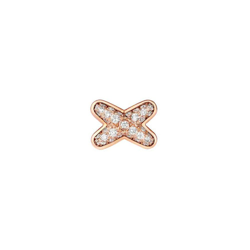 [Peak]JEUX DE ROSE GOLD DIAMOND EARRINGS