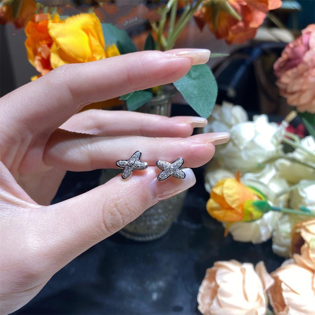 [Peak]JEUX DE SILVER DIAMOND EARRINGS