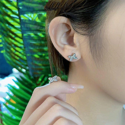 [Peak]JEUX DE SILVER DIAMOND EARRINGS