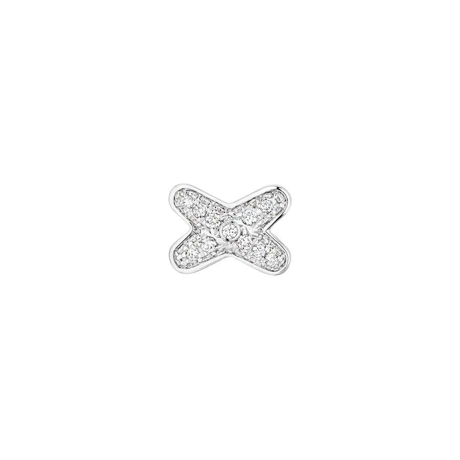 [Peak]JEUX DE SILVER DIAMOND EARRINGS