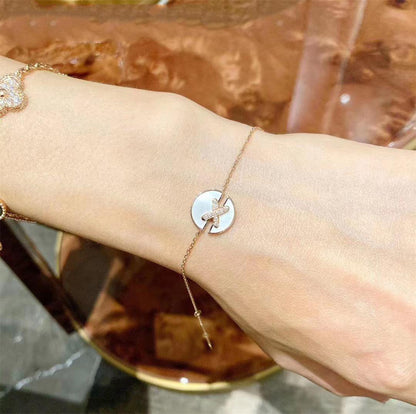 [Peak]JEUX DE BRACELET MOP ROSE GOLD DIAMONDS