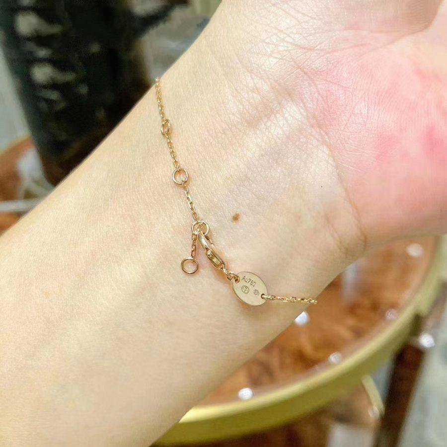 [Peak]JEUX DE BRACELET MOP ROSE GOLD DIAMONDS