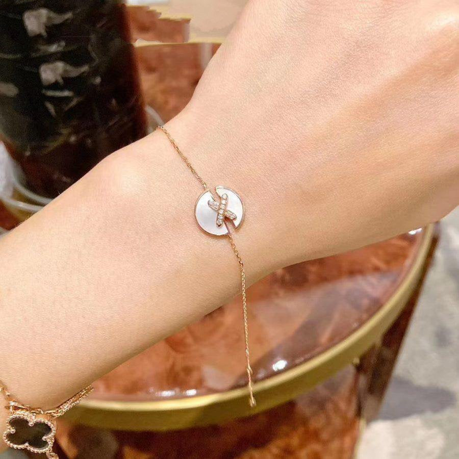 [Peak]JEUX DE BRACELET MOP ROSE GOLD DIAMONDS
