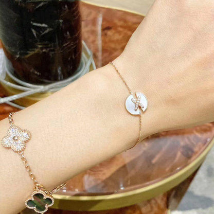 [Peak]JEUX DE BRACELET MOP ROSE GOLD DIAMONDS