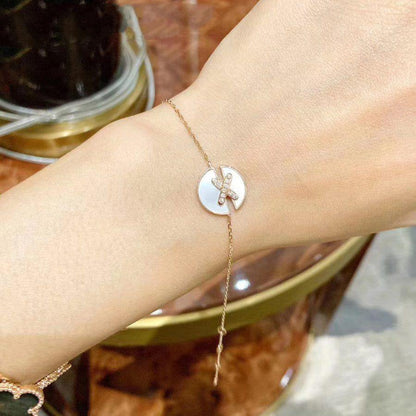 [Peak]JEUX DE BRACELET MOP ROSE GOLD DIAMONDS