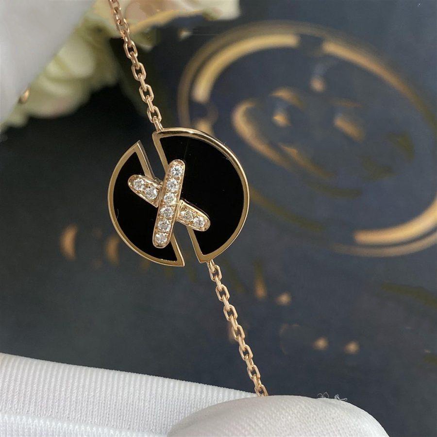 [Peak]JEUX DE BRACELET ONYX ROSE GOLD DIAMOND