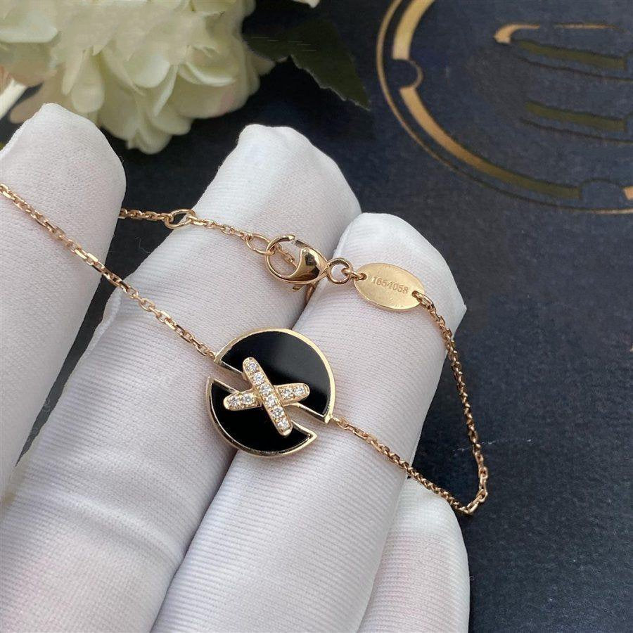 [Peak]JEUX DE BRACELET ONYX ROSE GOLD DIAMOND
