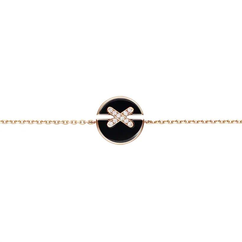 [Peak]JEUX DE BRACELET ONYX ROSE GOLD DIAMOND
