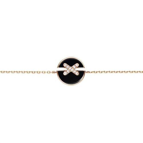 [Peak]JEUX DE BRACELET ONYX ROSE GOLD DIAMOND