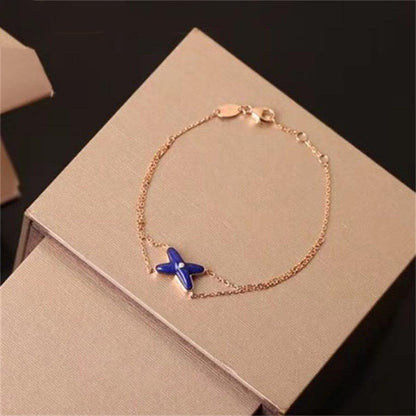 [Peak]Hollow Design Four-Leaf Clover Flower Shape Ring