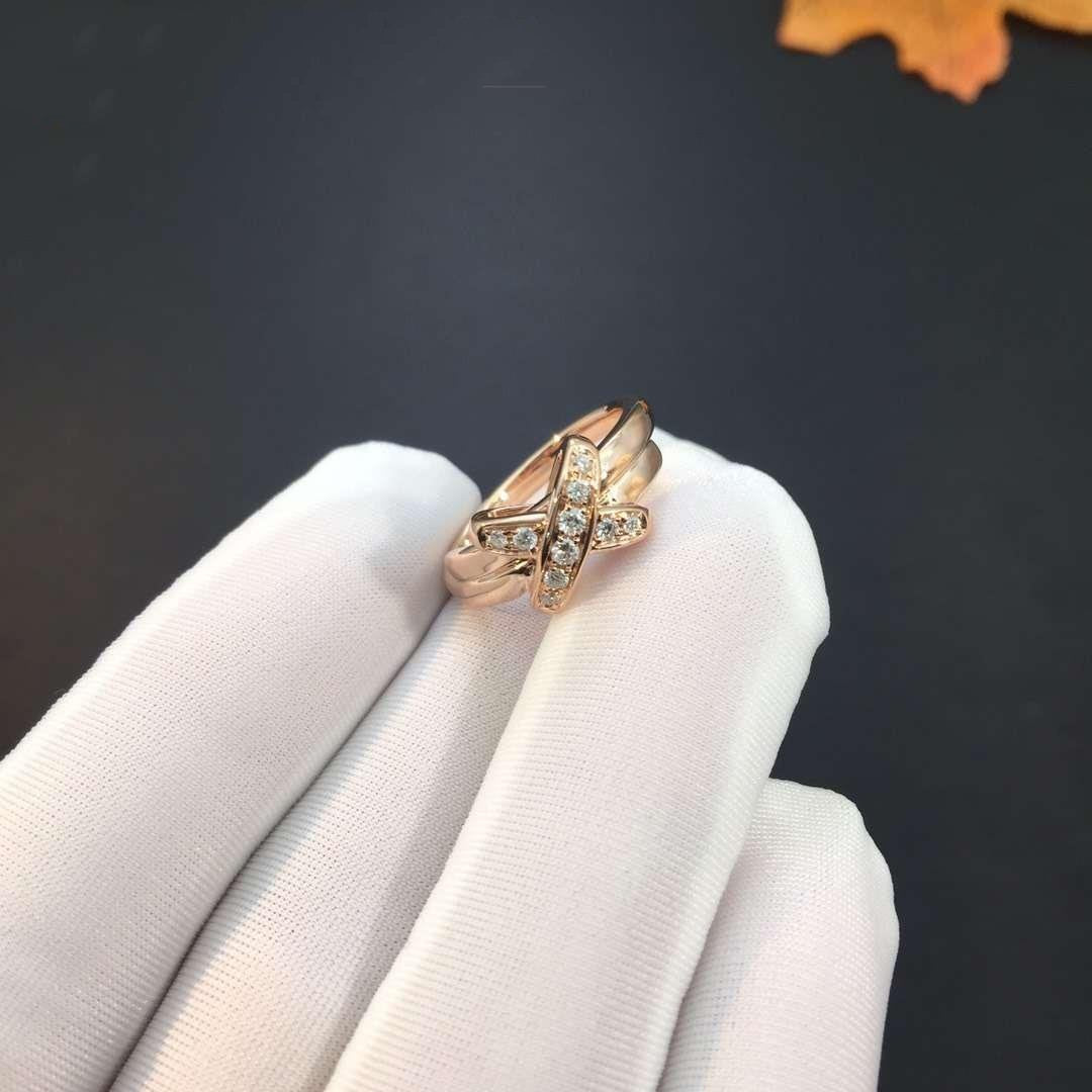 [Peak]JEUX DE ROSE GOLD DIAMOND RING