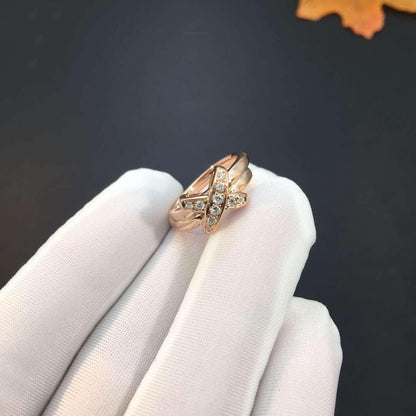 [Peak]JEUX DE ROSE GOLD DIAMOND RING
