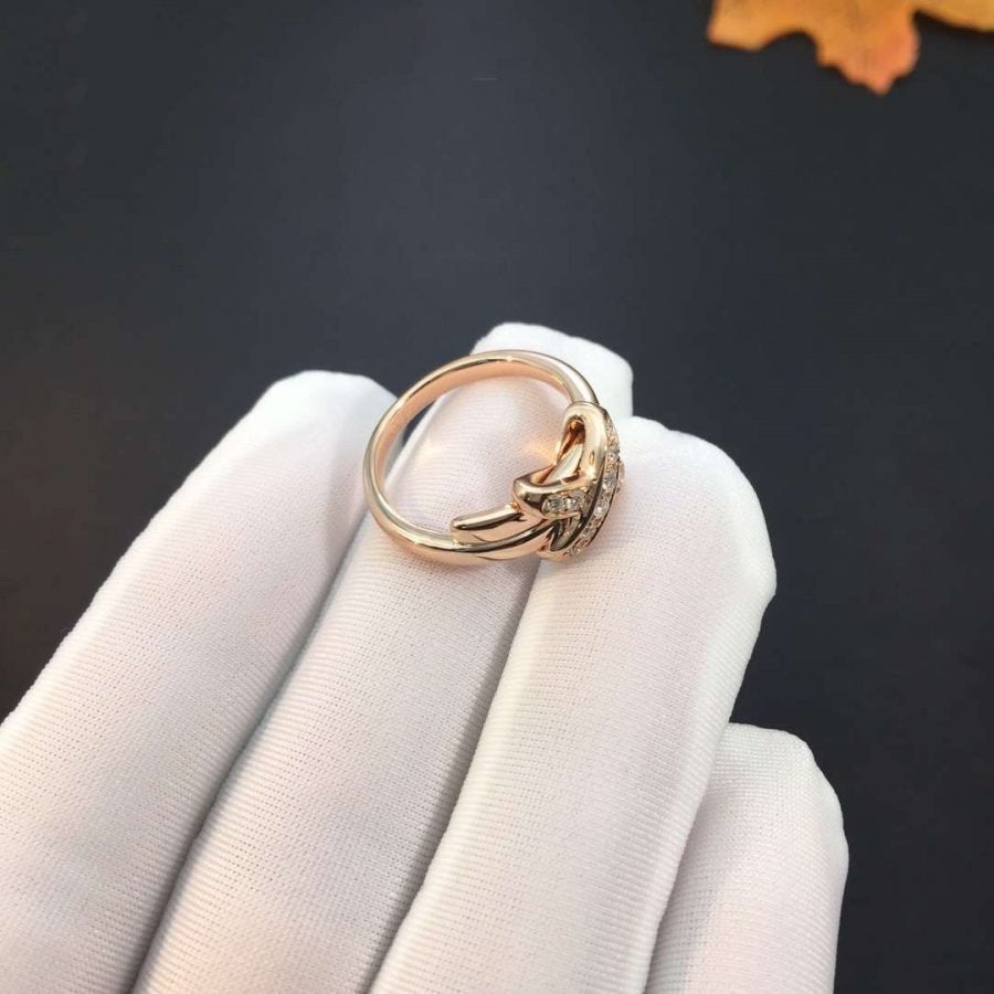 [Peak]JEUX DE ROSE GOLD DIAMOND RING