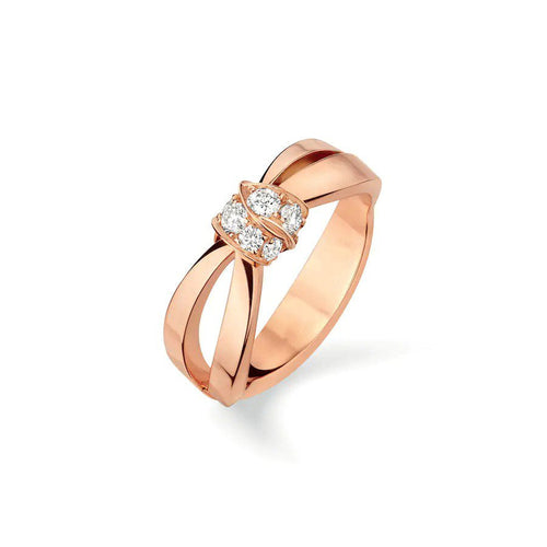 [Peak]LIENS RING ROSE GOLD DIAMOND