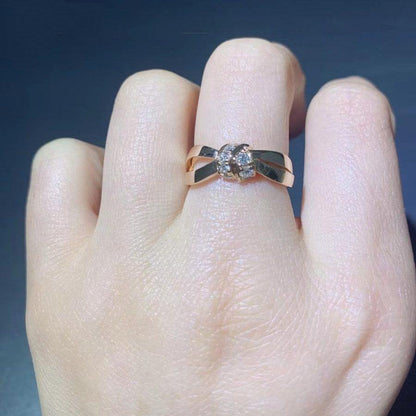 [Peak]LIENS RING ROSE GOLD DIAMOND