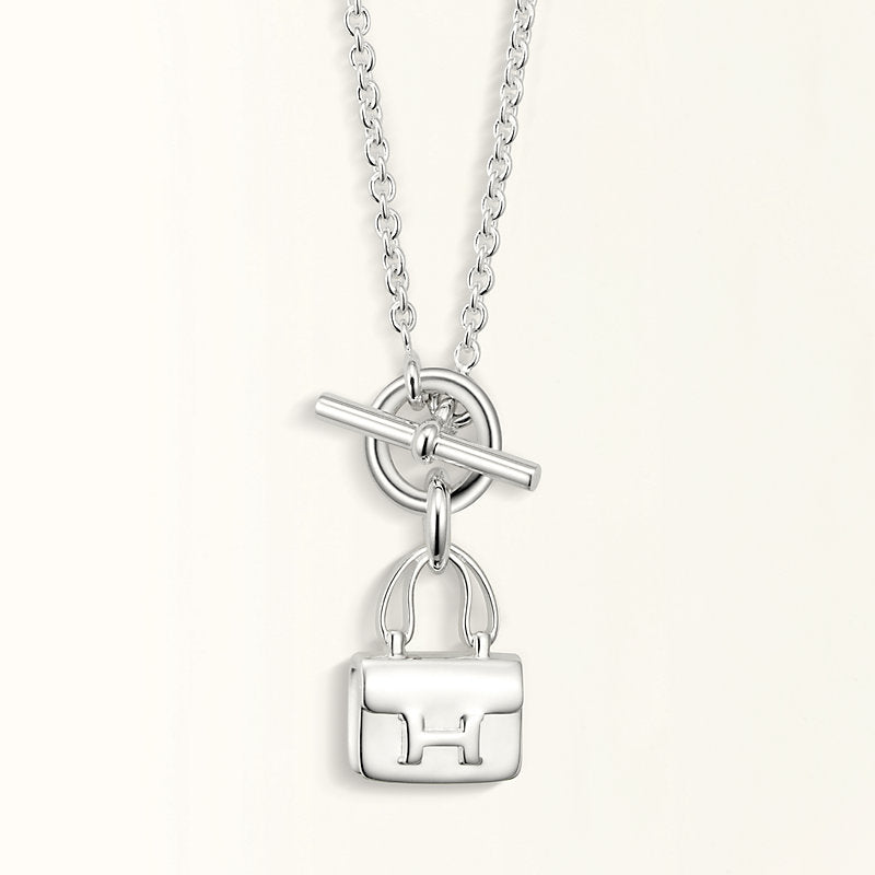 [Peak]POP H PEDANT SILVER NECKLACE