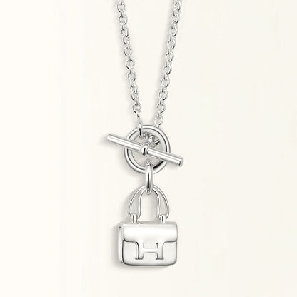 [Peak]POP H PEDANT SILVER NECKLACE