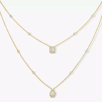 [Peak]MY TWIN 2-ROW DIAMOND NECKLACE