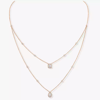 [Peak]MY TWIN 2-ROW DIAMOND NECKLACE