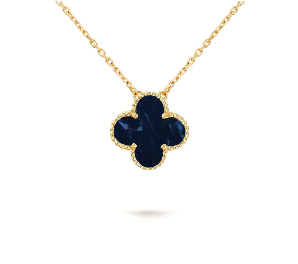 [Peak]15MM CLOVER FLOWER PENDANT NECKLACE COLLECTION