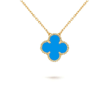 [Peak]15MM CLOVER FLOWER PENDANT NECKLACE COLLECTION