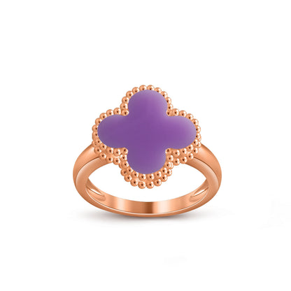 [Peak]LUCKY CLOVER VINTAGE ROSE GOLD RING COLLECTION