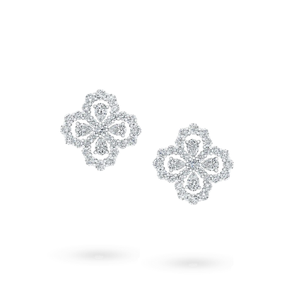 [Peak]LOOP EARRINGS FULL MOTIF DIAMOND 16MM