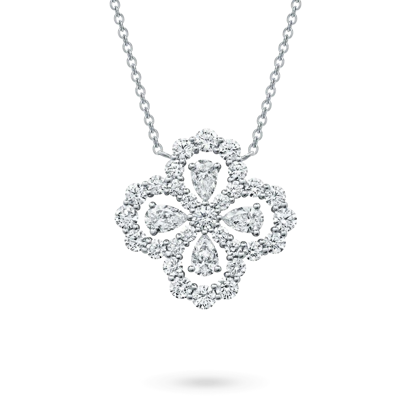 [Peak]LOOP NECKLACE FULL MOTIF DIAMOND 16MM MULTIPLE COLORS