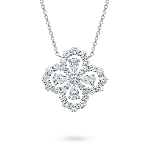 [Peak]LOOP NECKLACE FULL MOTIF DIAMOND 16MM MULTIPLE COLORS