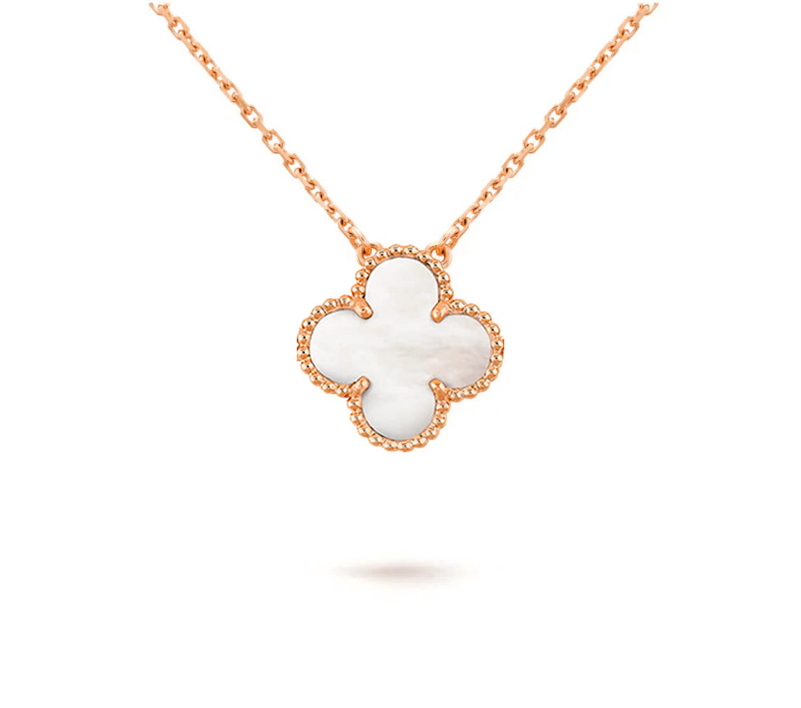 [Peak]15MM CLOVER FLOWER PENDANT NECKLACE COLLECTION