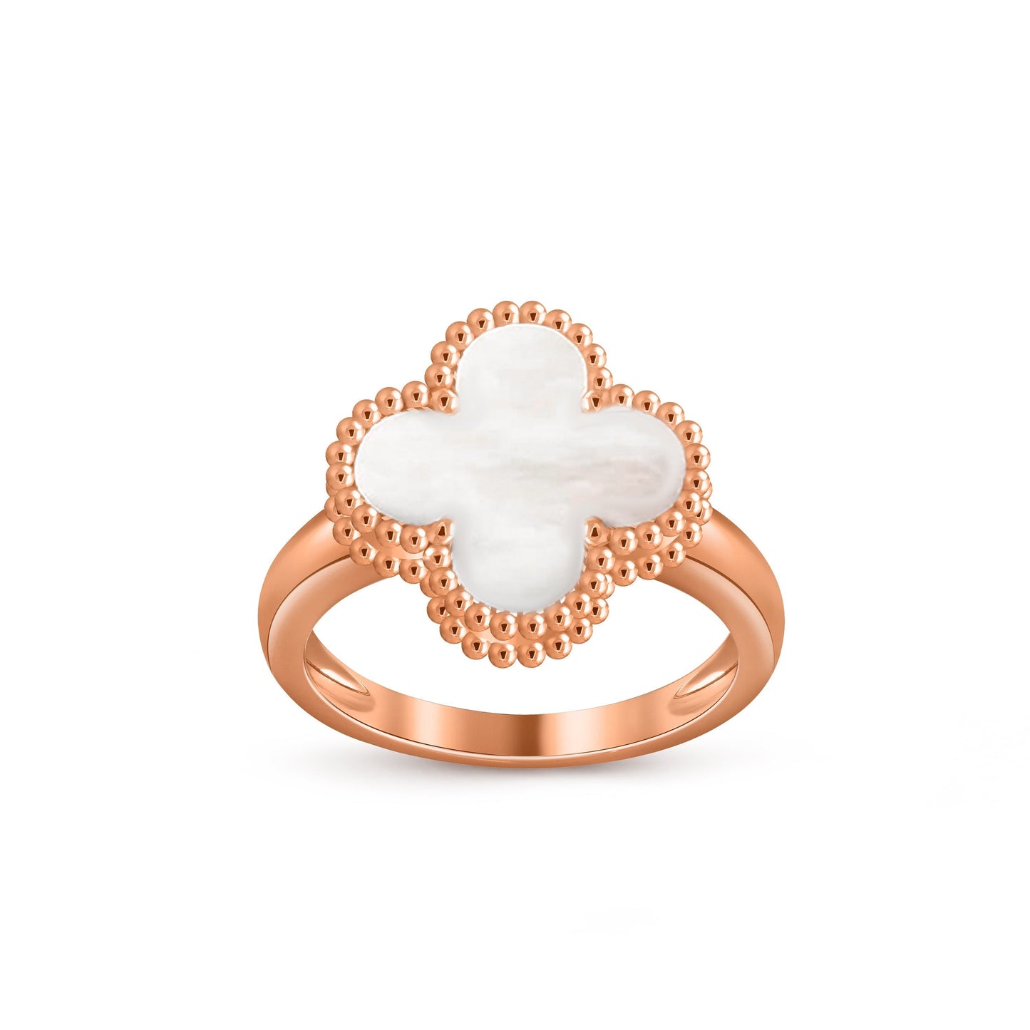 [Peak]LUCKY CLOVER VINTAGE ROSE GOLD RING COLLECTION