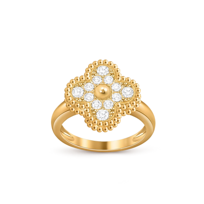 [Peak]LUCKY CLOVER VINTAGE GOLD RING COLLECTION