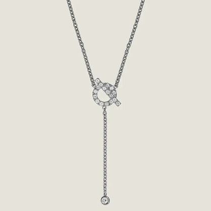 [Peak]FINESSE SILVER DIAMOND NECKLACE