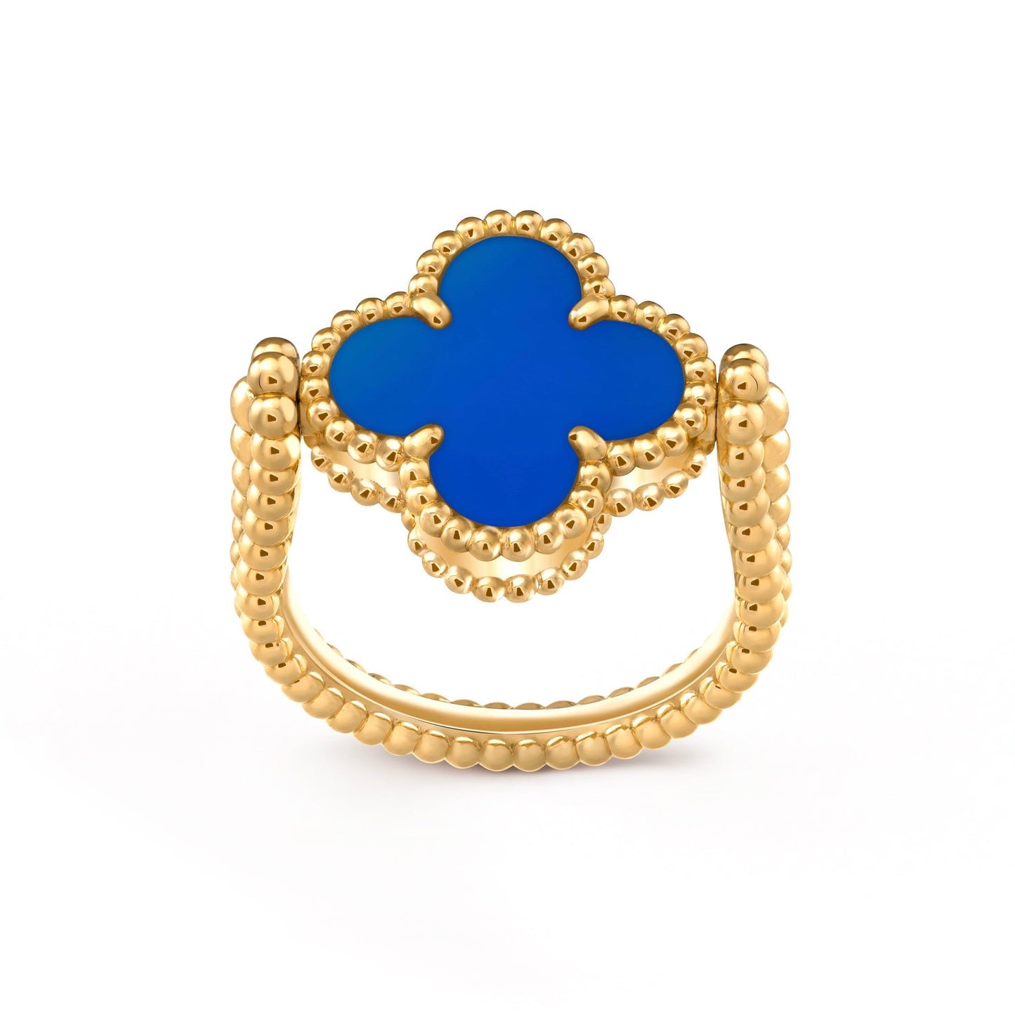 [Peak]LUCKY CLOVER GOLD REVERSIBLE RING