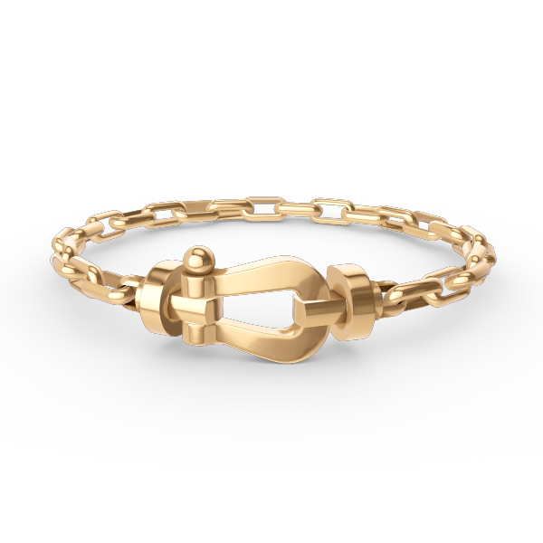 [Peak]FORCE LARGE HORSESHOE CLASP METAL BRACELET